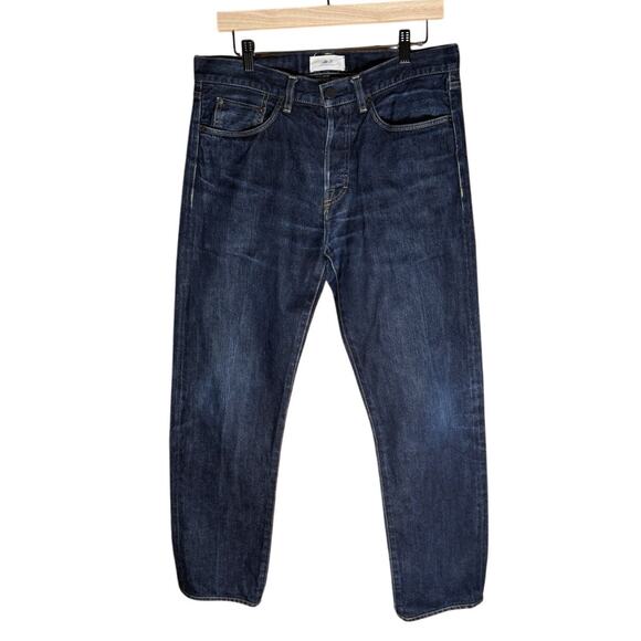 Mr. P By Mr.Porter Japanese Selvedge Slim Straight Organic Denim Jeans 32x32 EUC - Picture 1 of 14